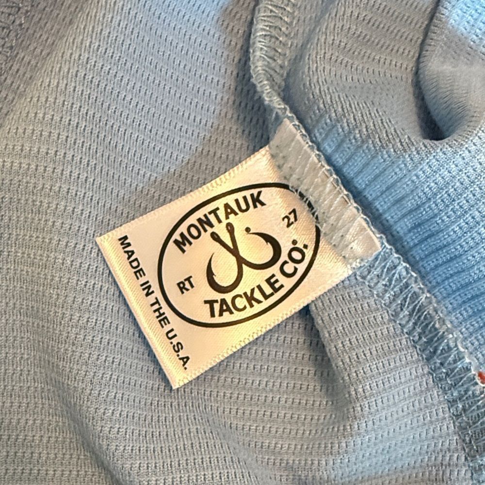 Montauk Tackle Co. Light Blue Dryprotect Long Sleeve Women's Top size medium - Picture 6 of 9